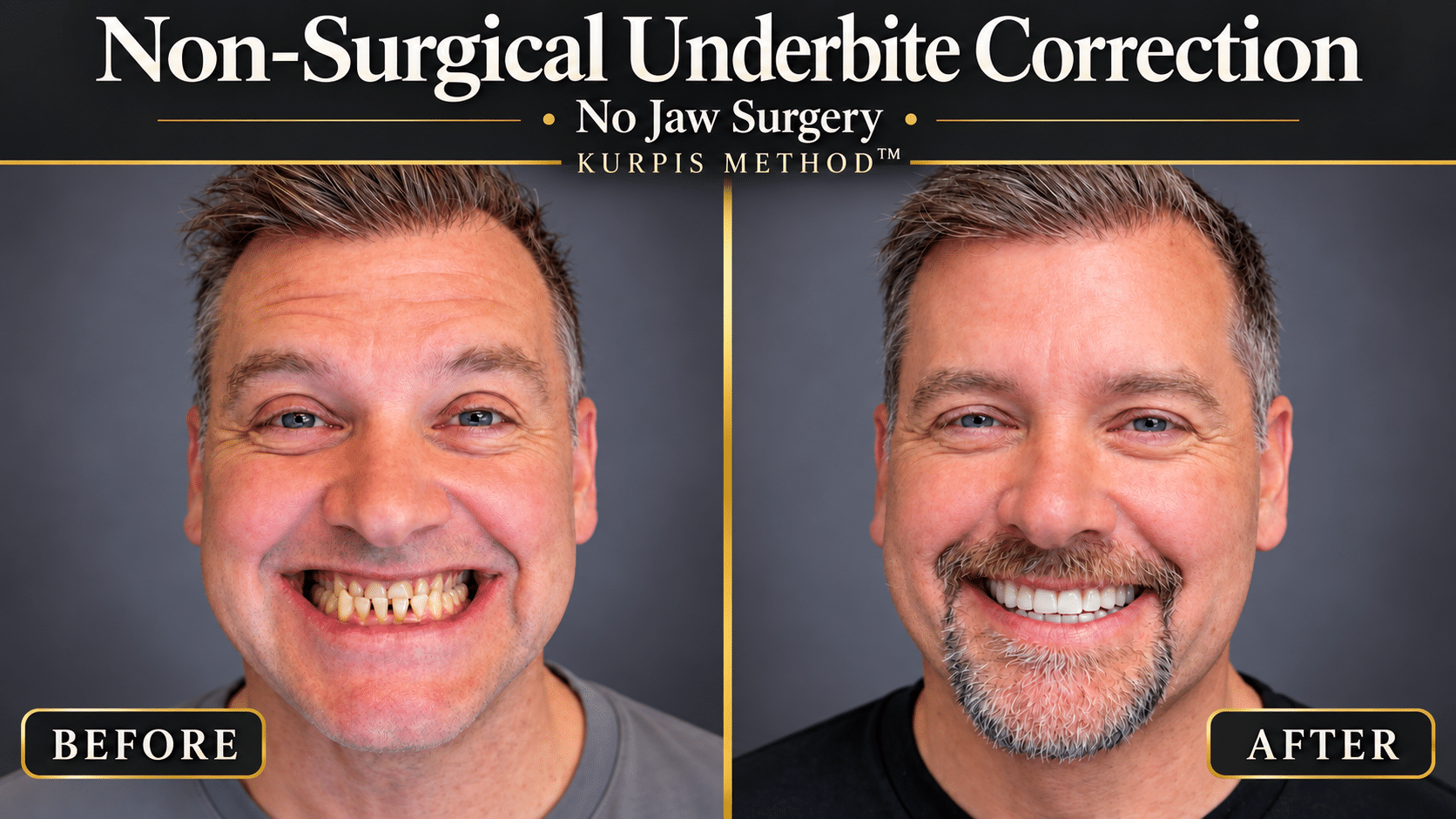 Non-Surgical Underbite Correction | No Jaw Surgery | Kurpis Method™